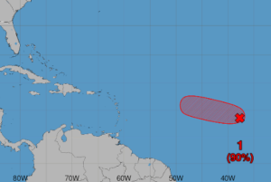Imagen del artículo de Radio Isla 1320: Se forma la tormenta tropical Dolly en el Atlántico